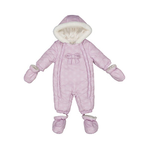 Petal Polka Dot Baby Snow Suit