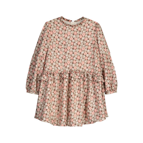 Blush Nude Floral Dress