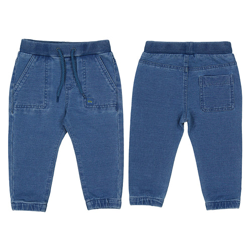 Medium Blue Baby Plush Pants