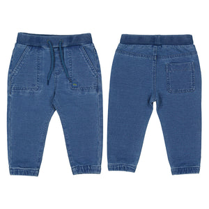 Medium Blue Baby Plush Pants