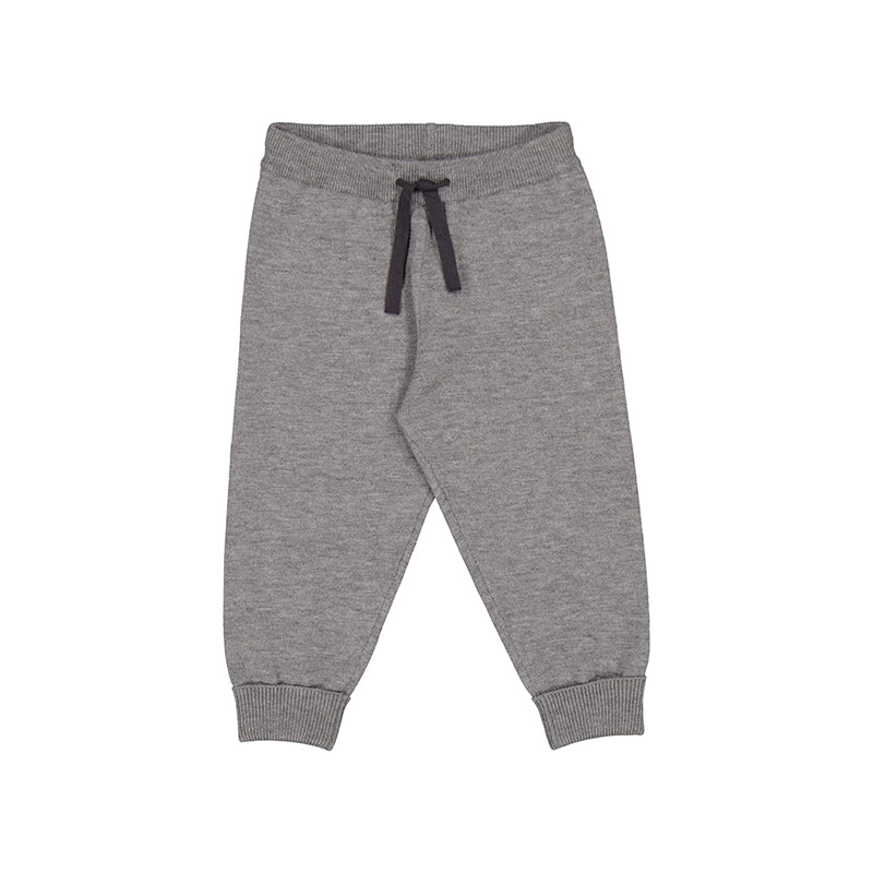 Storm Grey Baby Knit Joggers