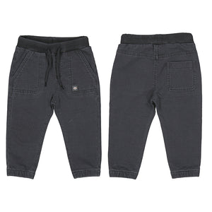 Dark Grey Baby Plush Pants