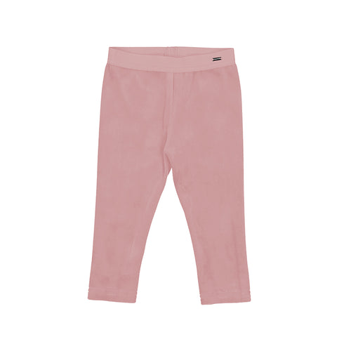 Blush Velour Baby Leggings