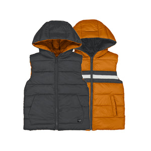 Ochre Reversible Puffy Vest