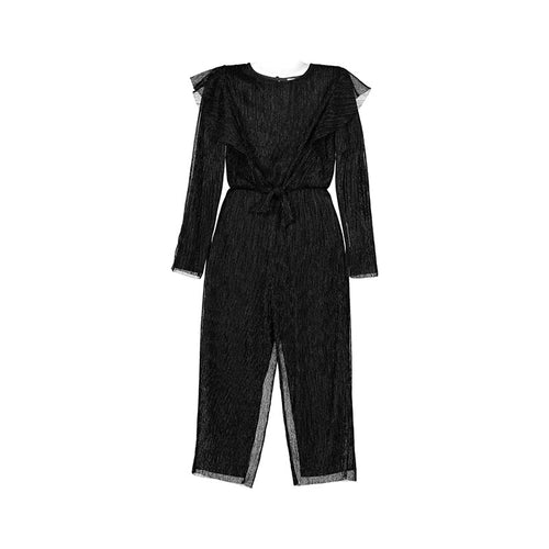 Black Long Sleeve Jumpsuit