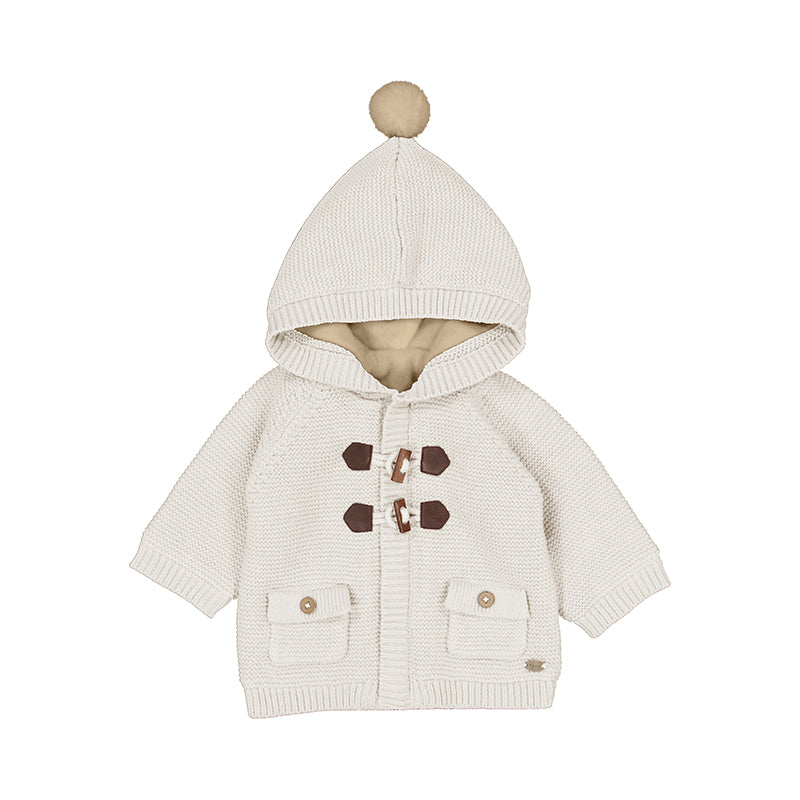 Milk Toggle Baby Sweater