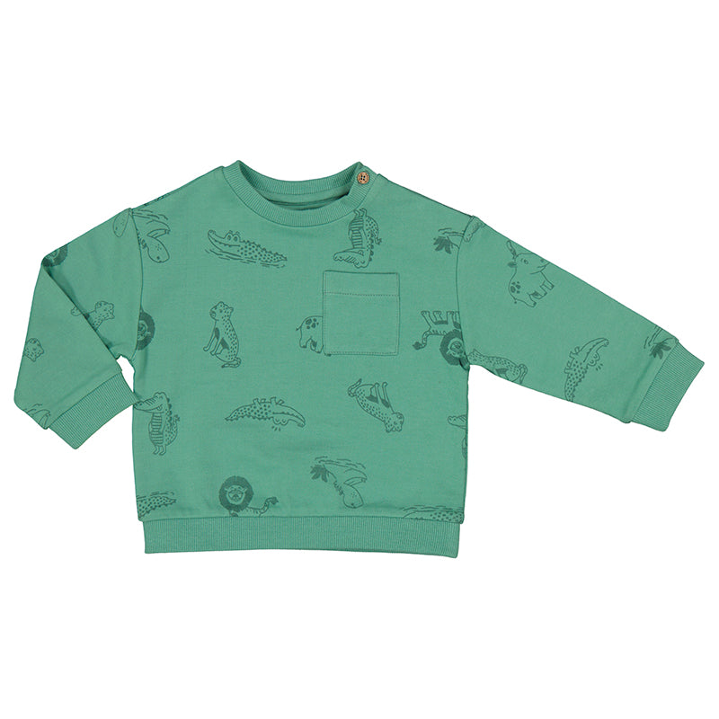 Eucalyptus Alligator Pocket Sweatshirt