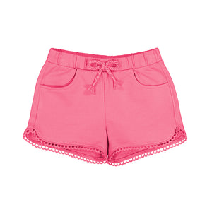 Magenta Chenille Baby Shorts