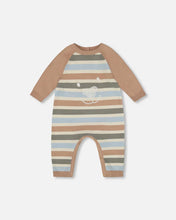 Load image into Gallery viewer, Stripe Knit Baby Romper