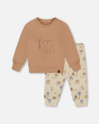 Baby Bear Printed Baby Set