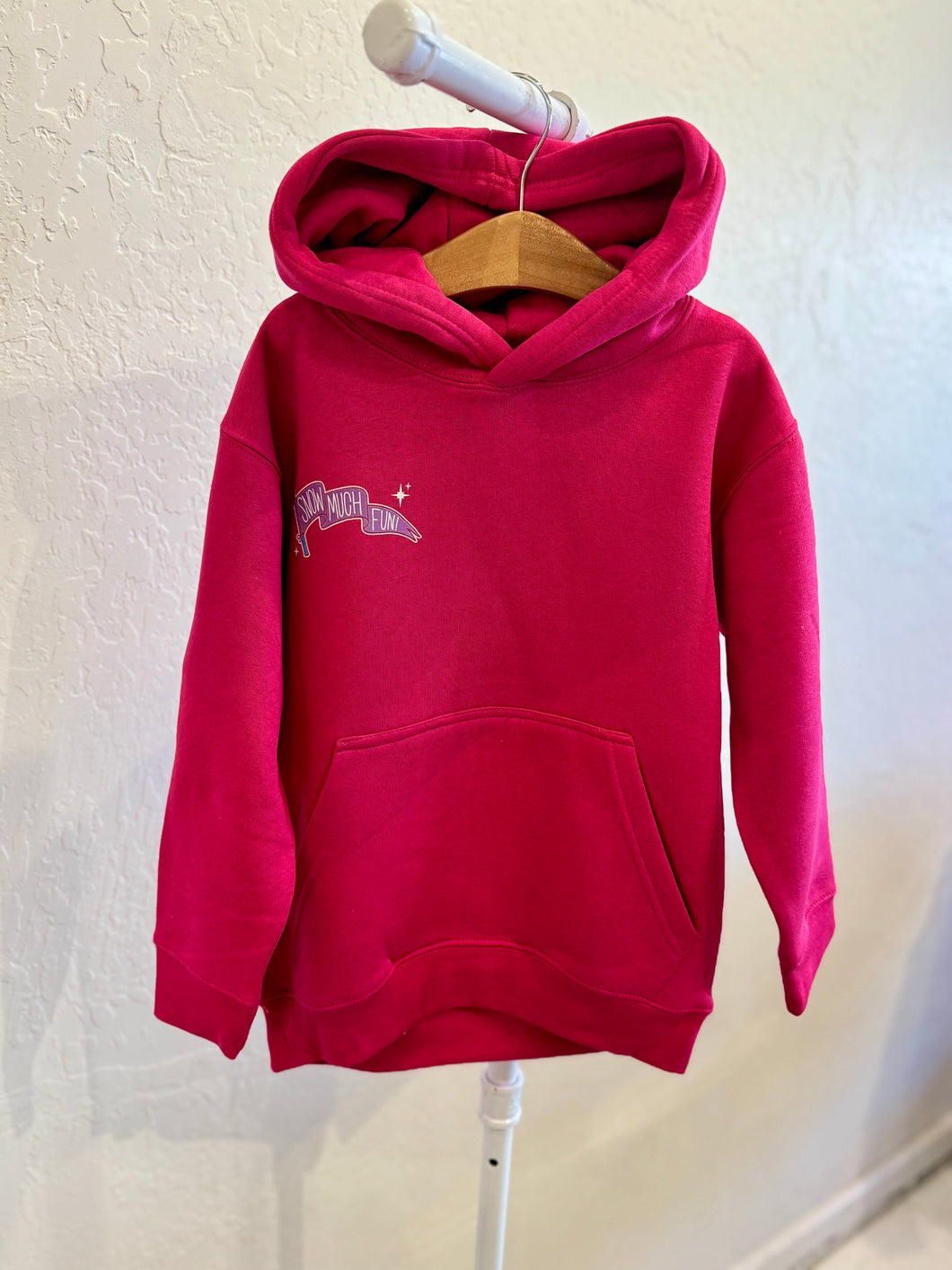 Hot Pink Snow Much Fun Park City Hoodie