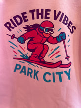 Load image into Gallery viewer, Light Pink Ride The Vibes Park City Crewneck Sweater