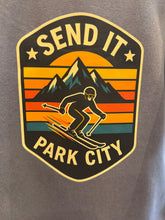 Load image into Gallery viewer, Send It Park City Charcoal Crewneck Sweater