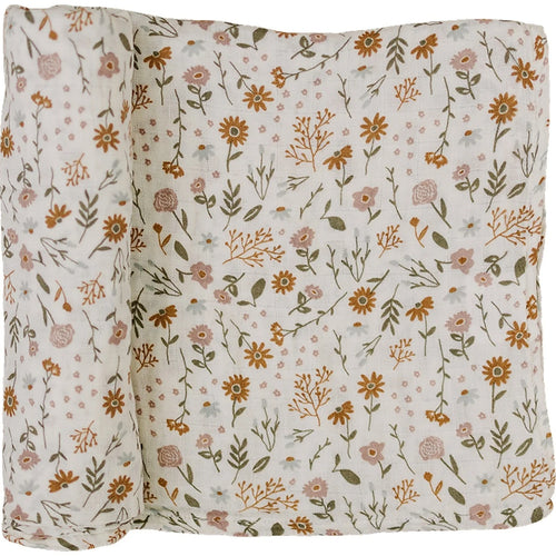 Swaddle Meadow Floral Muslin