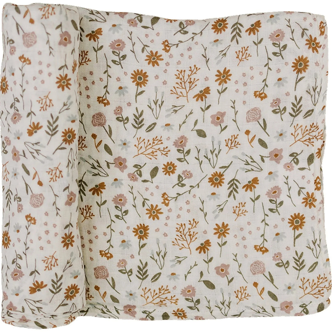 Swaddle Meadow Floral Muslin