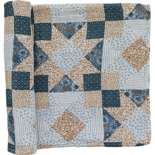 Swaddle Patchwork Print Muslin