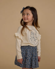 Load image into Gallery viewer, Indigo Tiered Mini Skirt