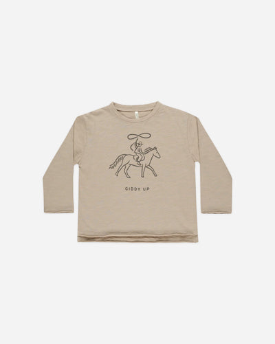 Pebble Giddy Up Long Sleeve Tee