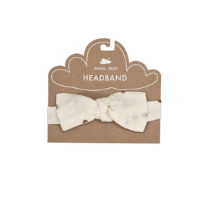 Cashew Polka Dot Muslin Headband
