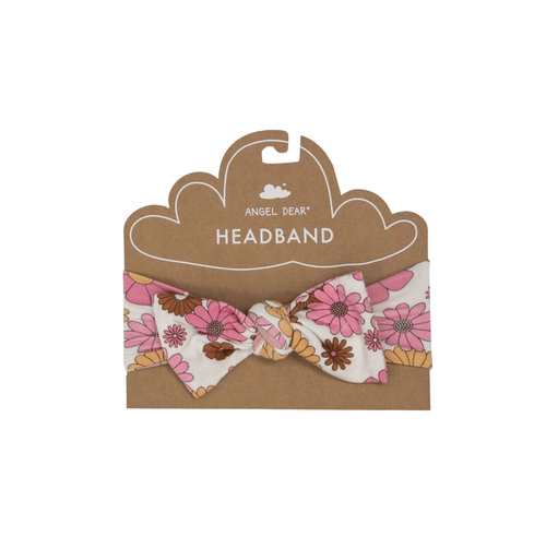 Retro Floral Bamboo Headband