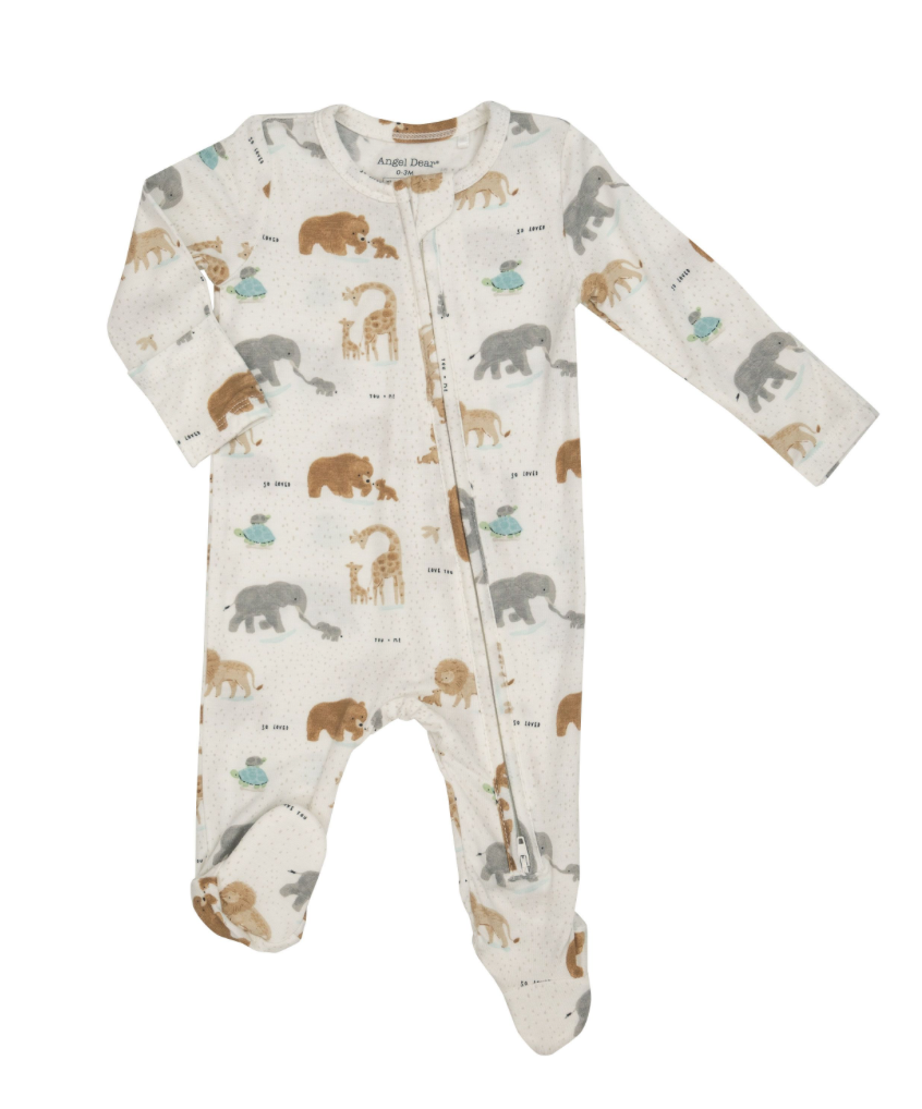 Welcome to the World Two Way Zip Footie
