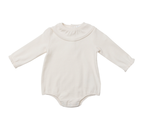 Sugar Swizzle Ruffle Collar Bodysuit