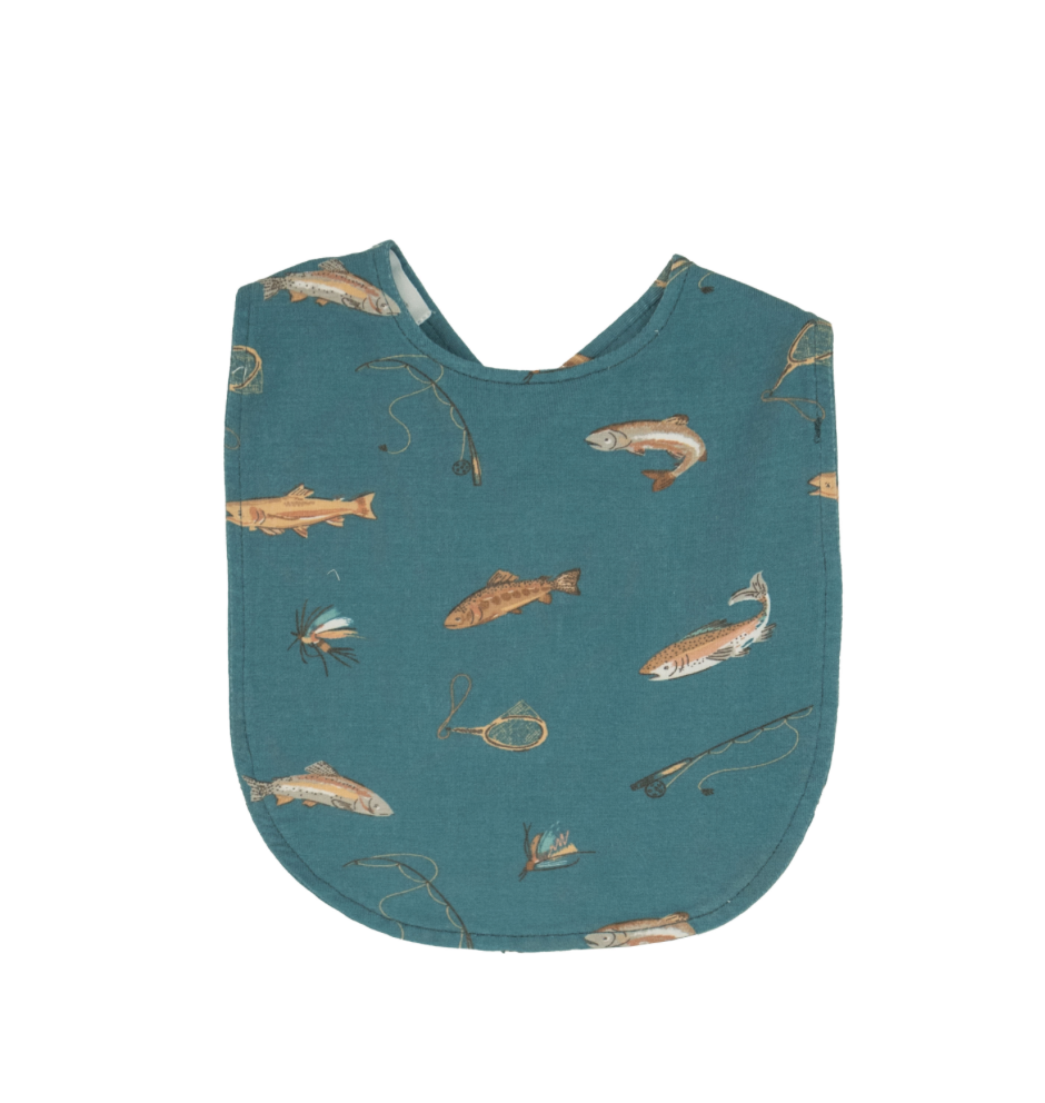 Trout Bamboo Bandana Bib