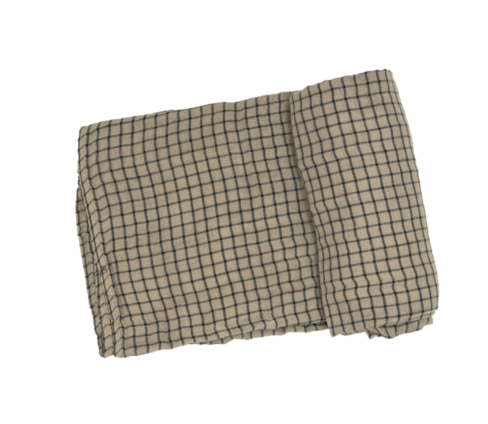 Green Grid Organic Swaddle