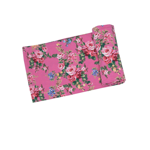 Dream Cottage Floral Bamboo Swaddle
