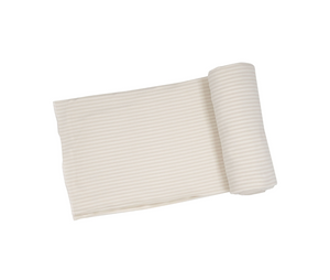 Khaki Dreamtime Animals Stripe Swaddle Blanket
