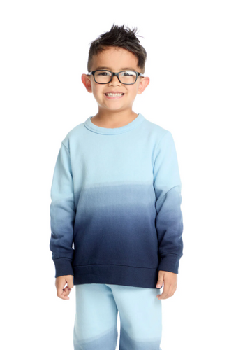Malibu Blue Ombre Pullover