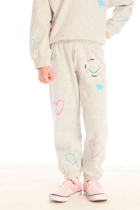 Heather Grey Winter Love Pants