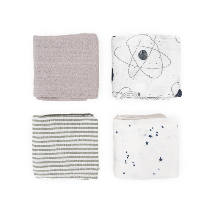 Planetary Cotton Muslin Squares 4 Pack