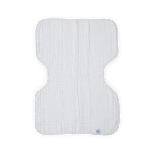 White Muslin Burp Cloth