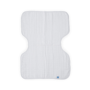 White Muslin Burp Cloth