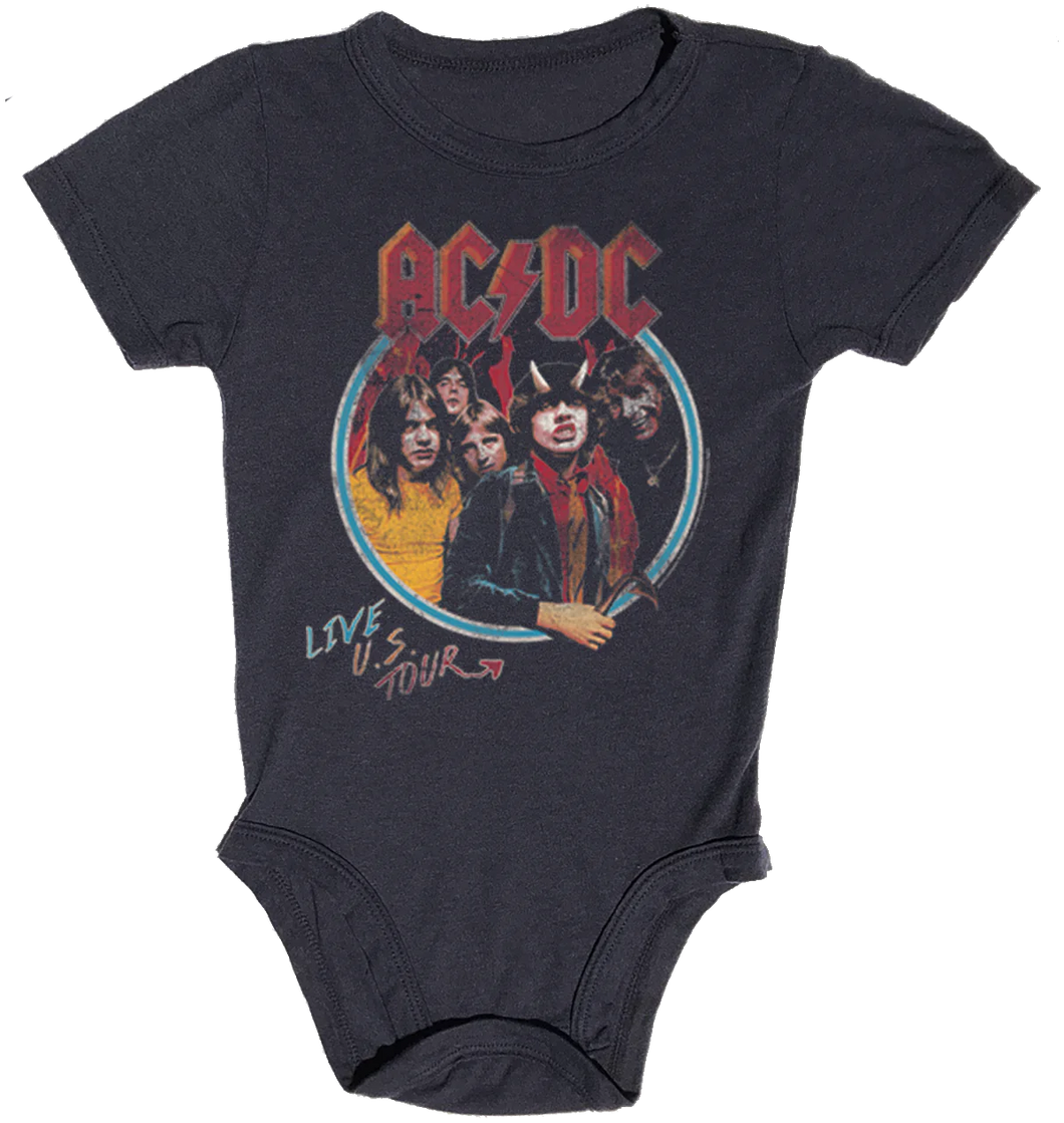 Jet Black ACDC Organic Onesie