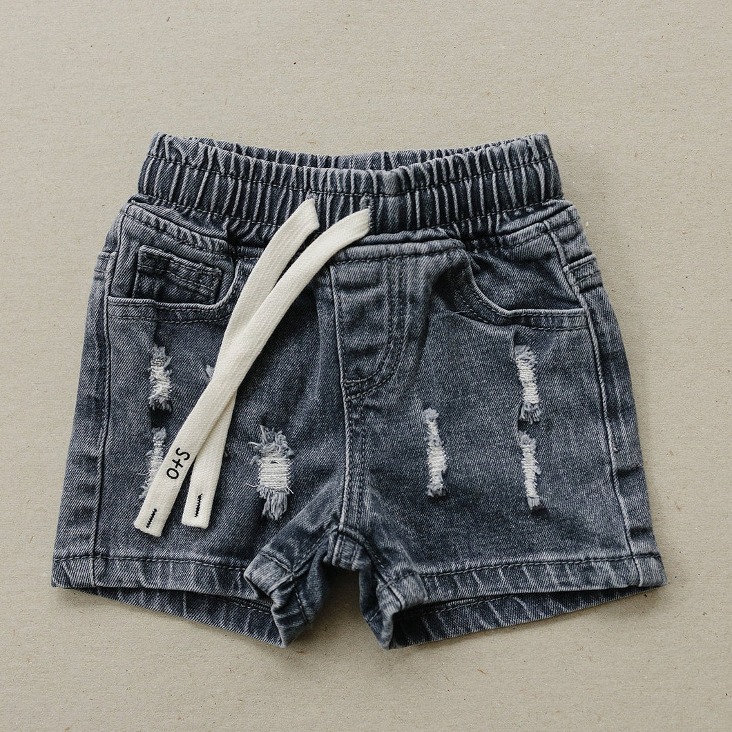 Grey Jay Baby Shorts