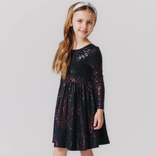 Load image into Gallery viewer, Leopard Spots Lame Steph Dress