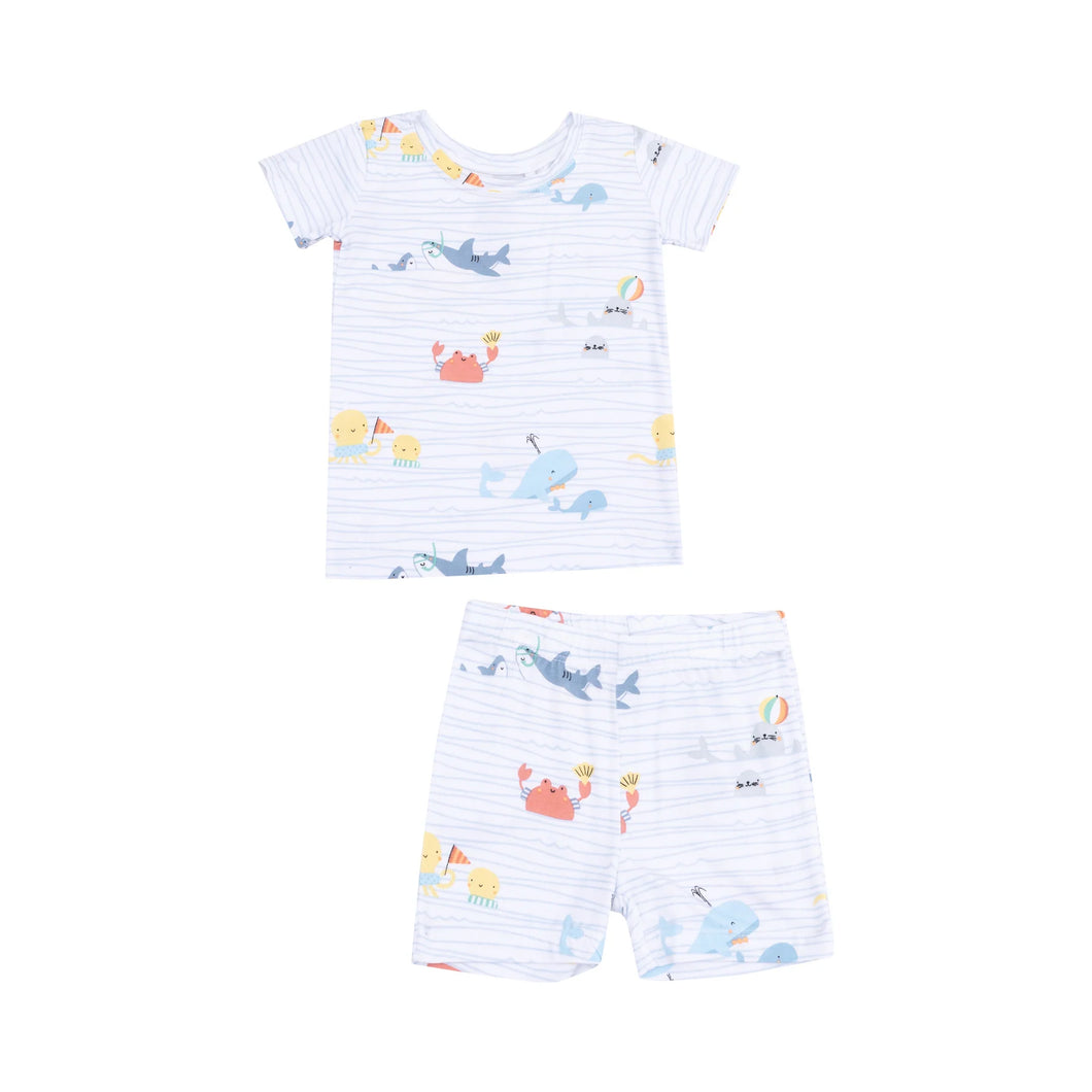 Sea Stripes Lounge Wear Set