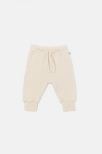 Stone Quilted Zig Zag Baby Pants