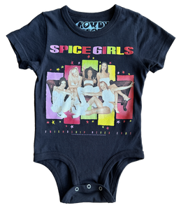 Spice Girls Washed Black Onesie
