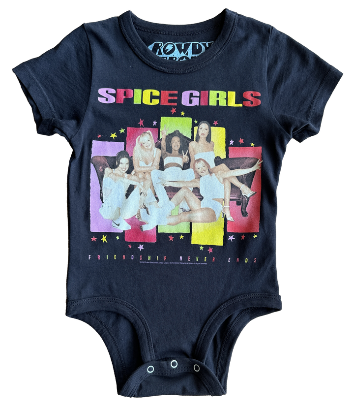 Spice Girls Washed Black Onesie