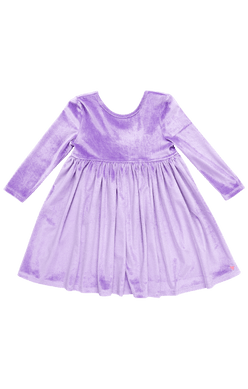 Lavender Velour Steph Dress