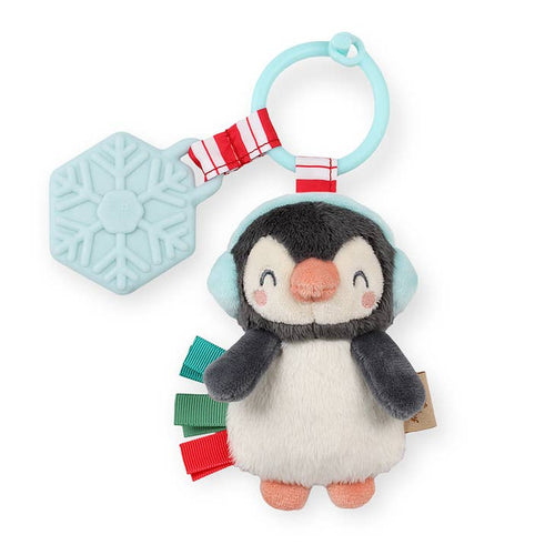 Penguin Holiday Itzy Pal™ Plush + Teether
