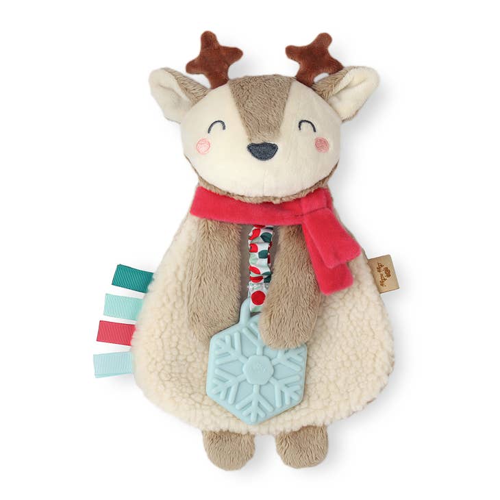Reindeer Holiday Itzy Lovey™ Plush + Teether Toy