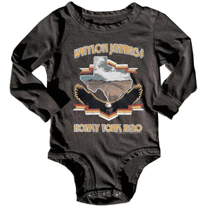Waylon Jennings Long Sleeve Onesie