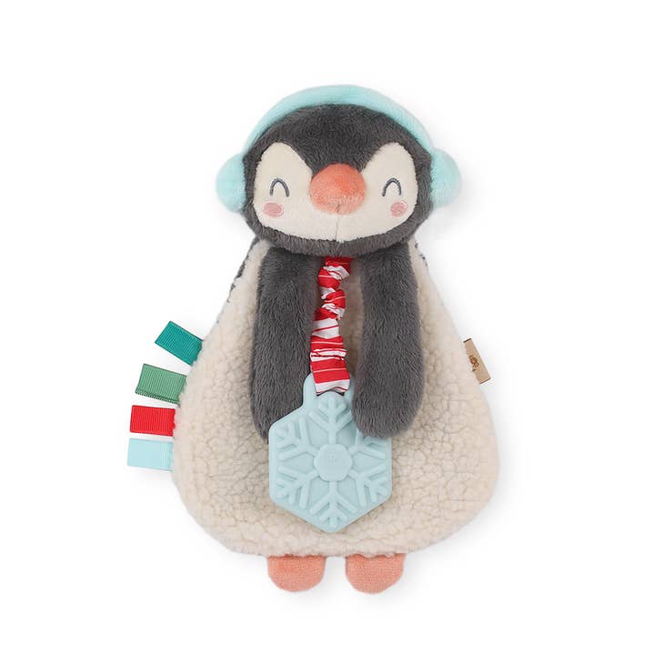 Penguin Holiday Itzy Lovey™ Plush + Teether Toy