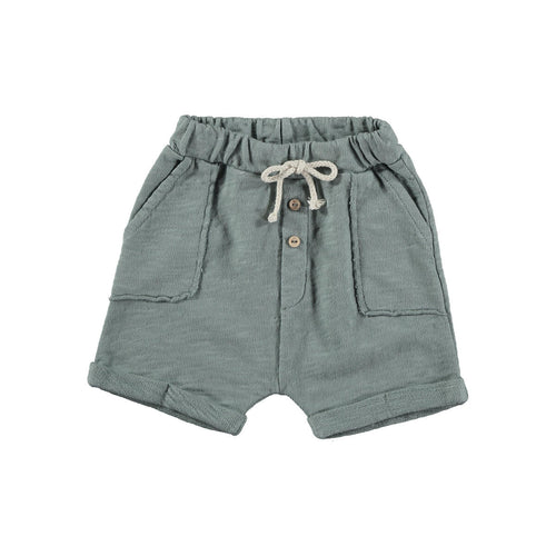 Blue Gray Pocket Shorts