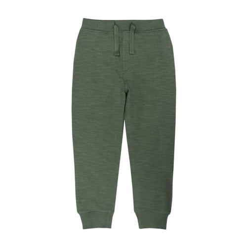 Olive Terry Pant With Cuff
