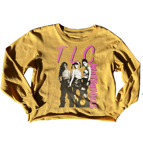 TLC Not Quite Cropped Long Sleeve Tee